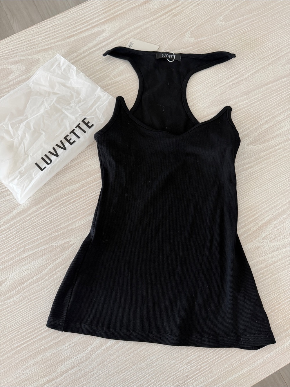 Black Racerback Tank Top - Sleek Everyday Layering